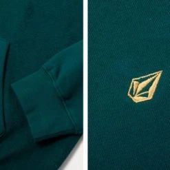 Volcom Unisex Street Style Long Sleeves Cotton Logo Hoodies For Men Gray X Xl -Volcom Sales Shop org 7154