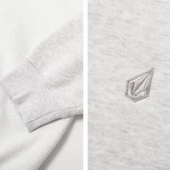 Volcom Unisex Street Style Long Sleeves Cotton Logo Hoodies For Men Gray X Xl -Volcom Sales Shop org 7166