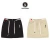 Volcom Street Style Cotton Logo Skirts For Women Beige X Xs -Volcom Sales Shop org 7185
