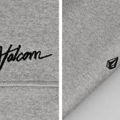 Volcom Unisex Street Style Long Sleeves Cotton Logo Hoodies For Men Olive X S -Volcom Sales Shop org 719