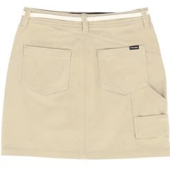 Volcom Street Style Cotton Logo Skirts For Women Beige X Xs -Volcom Sales Shop org 7195