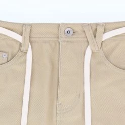 Volcom Street Style Cotton Logo Skirts For Women Beige X Xs -Volcom Sales Shop org 7196