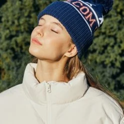 Volcom Unisex Street Style Knit Hats For Men Blue X One Size -Volcom Sales Shop org 7205