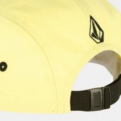 Volcom Unisex Street Style Collaboration Caps For Men Yellow X One Size -Volcom Sales Shop org 7270