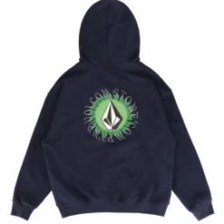 Volcom Unisex Street Style Long Sleeves Cotton Logo Hoodies For Men Ivory X S -Volcom Sales Shop org 729