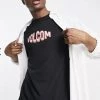 Volcom Pullovers Unisex Street Style Plain Cotton Short Sleeves For Men Black X L -Volcom Sales Shop org 7305