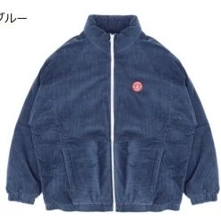 Volcom 2021-22FW Short Unisex Street Style Cotton Logo Jackets For Men Blue X Xl -Volcom Sales Shop org 7326