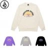 Volcom Unisex U-Neck Long Sleeves Cotton Logo Sweatshirts For Men Ivory X M -Volcom Sales Shop org 7332