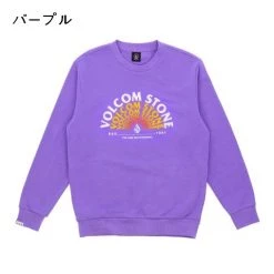 Volcom Unisex U-Neck Long Sleeves Cotton Logo Sweatshirts For Men Ivory X M -Volcom Sales Shop org 7342