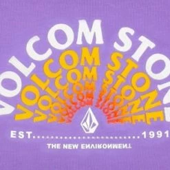 Volcom Unisex U-Neck Long Sleeves Cotton Logo Sweatshirts For Men Ivory X M -Volcom Sales Shop org 7344