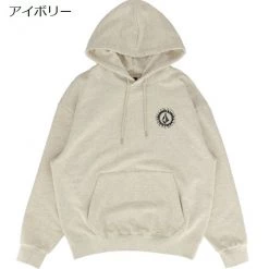 Volcom Unisex Street Style Long Sleeves Cotton Logo Hoodies For Men Ivory X S -Volcom Sales Shop org 736
