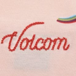 Volcom Street Style Cotton Logo Dresses For Women Pink X S -Volcom Sales Shop org 7368