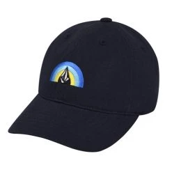 Volcom Unisex Street Style Caps For Men Dark Navy X One Size -Volcom Sales Shop org 7378