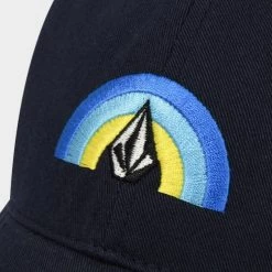 Volcom Unisex Street Style Caps For Men Dark Navy X One Size -Volcom Sales Shop org 7380