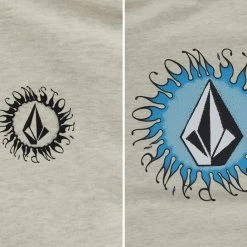 Volcom Unisex Street Style Long Sleeves Cotton Logo Hoodies For Men Ivory X S -Volcom Sales Shop org 739