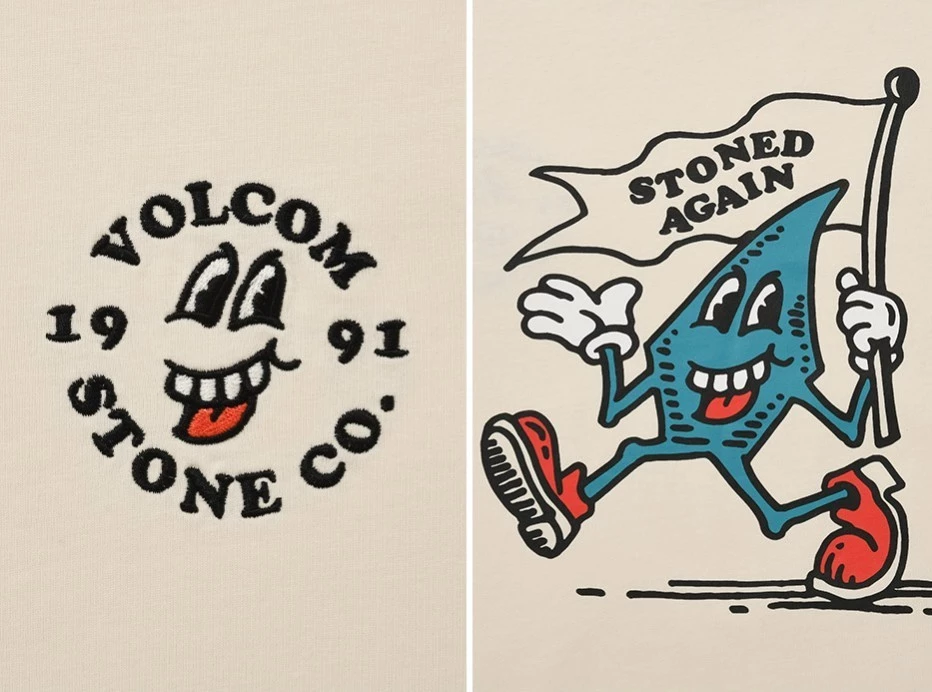 Volcom 2022 SS Unisex Street Style U-Neck Cotton Short Sleeves Logo For Men Coral X Xl 8 Volcom 2022 SS Unisex Street Style U-Neck Cotton Short Sleeves Logo For Men Coral X Xl - Image 6