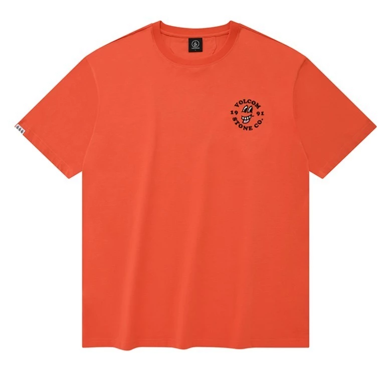 Volcom 2022 SS Unisex Street Style U-Neck Cotton Short Sleeves Logo For Men Coral X Xl 9 Volcom 2022 SS Unisex Street Style U-Neck Cotton Short Sleeves Logo For Men Coral X Xl - Image 7