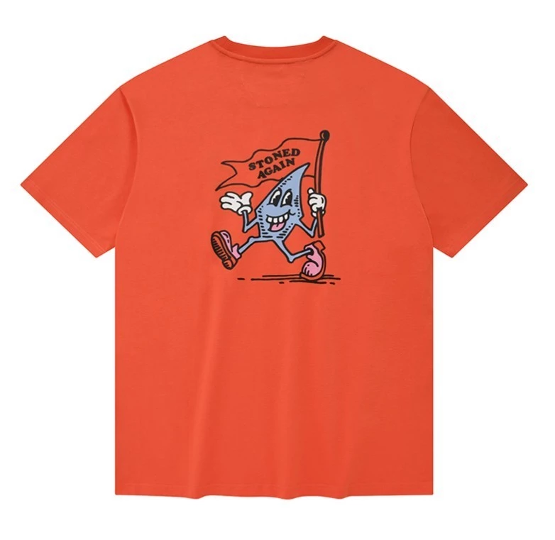 Volcom 2022 SS Unisex Street Style U-Neck Cotton Short Sleeves Logo For Men Coral X Xl 10 Volcom 2022 SS Unisex Street Style U-Neck Cotton Short Sleeves Logo For Men Coral X Xl - Image 8