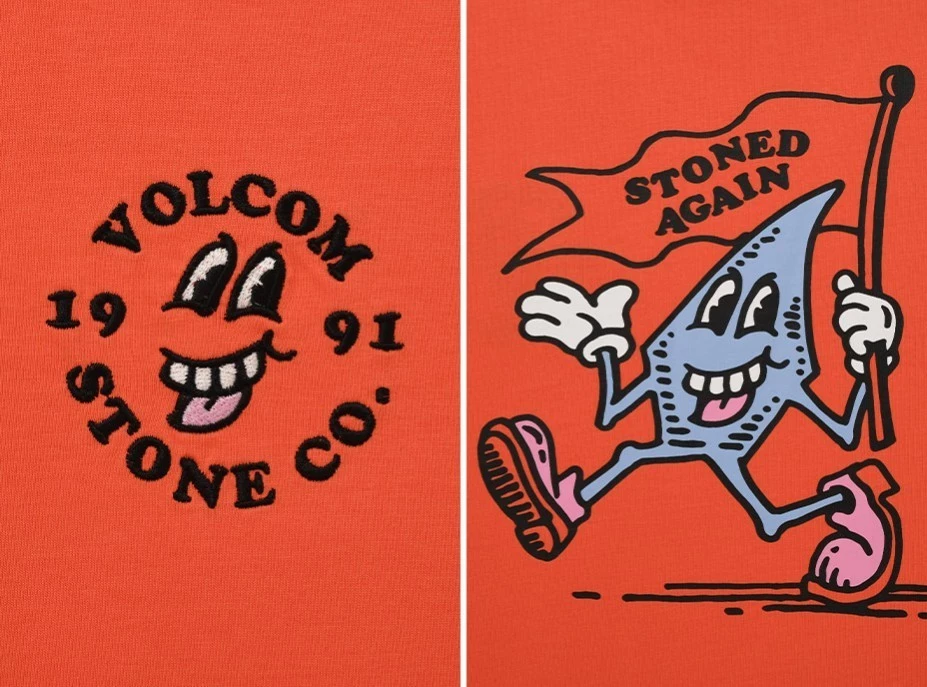 Volcom 2022 SS Unisex Street Style U-Neck Cotton Short Sleeves Logo For Men Coral X Xl 12 Volcom 2022 SS Unisex Street Style U-Neck Cotton Short Sleeves Logo For Men Coral X Xl - Image 10