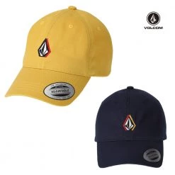 Volcom Unisex Street Style Caps For Men Black X One Size