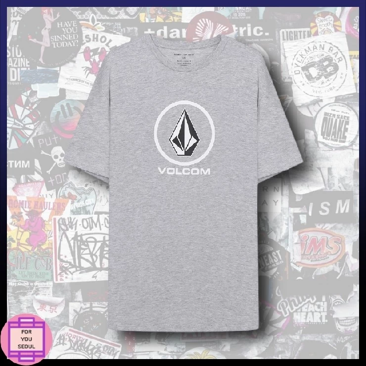 Volcom 2022 SS T-Shirts For Men Gray (gray) System X M 3 Volcom 2022 SS T-Shirts For Men Gray (gray) System X M