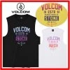Volcom Unisex Street Style Logo T-Shirts For Women White X M -Volcom Sales Shop org 7492