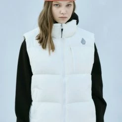 Volcom Unisex Street Style Logo Vests & Gillets For Men Black X L -Volcom Sales Shop org 7594