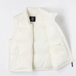 Volcom Unisex Street Style Logo Vests & Gillets For Men Black X L -Volcom Sales Shop org 7596