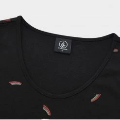 Volcom 2022 SS Logo T-Shirts For Women Black X Xs -Volcom Sales Shop org 7637