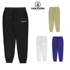 Volcom Unisex Street Style Cotton Logo Bottoms For Men Olive X S