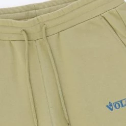 Volcom Unisex Street Style Cotton Logo Bottoms For Men Olive X S -Volcom Sales Shop org 7713
