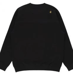 Volcom Crew Neck Unisex Street Style Long Sleeves Cotton Logo For Men Olive X Xl -Volcom Sales Shop org 7717