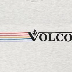 Volcom Crew Neck Unisex Street Style Long Sleeves Cotton Logo For Men Olive X Xl -Volcom Sales Shop org 7729