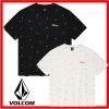 Volcom Unisex Street Style Short Sleeves Logo T-Shirts For Women Cream X Xl