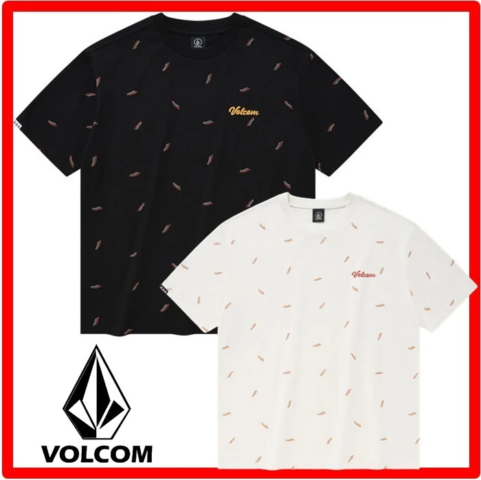 Volcom Unisex Street Style Short Sleeves Logo T-Shirts For Women Cream X Xl 3 Volcom Unisex Street Style Short Sleeves Logo T-Shirts For Women Cream X Xl