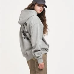 Volcom Unisex Street Style Oversized Logo Hoodies For Men Navy X M -Volcom Sales Shop org 781