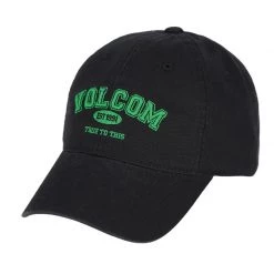 Volcom Unisex Street Style Caps For Men Black X One Size -Volcom Sales Shop org 7850