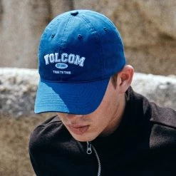 Volcom Unisex Street Style Caps For Men Black X One Size -Volcom Sales Shop org 7855