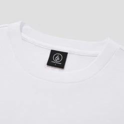 Volcom Unisex Street Style Cotton Short Sleeves Logo T-Shirts For Women White X M -Volcom Sales Shop org 7885