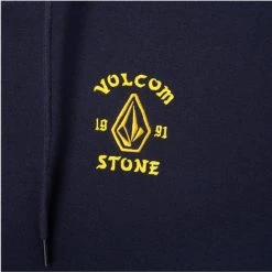 Volcom Unisex Street Style Oversized Logo Hoodies For Men Navy X M -Volcom Sales Shop org 790