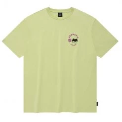 Volcom Unisex Street Style Cotton Short Sleeves Logo T-Shirts For Men Lime X Xl -Volcom Sales Shop org 7904