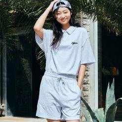 Volcom Casual Style Unisex Street Style Logo Shorts For Women Navy X L -Volcom Sales Shop org 7908