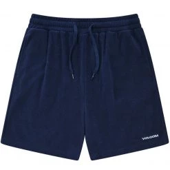 Volcom Casual Style Unisex Street Style Logo Shorts For Women Navy X L -Volcom Sales Shop org 7916