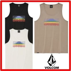Volcom Unisex Street Style Logo Tanks & Camisoles For Women Beige X S