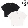 Volcom Short U-Neck Cotton Short Sleeves Logo Cropped For Women Black X S 2 Volcom Short U-Neck Cotton Short Sleeves Logo Cropped For Women Black X S -Volcom Sales Shop org 7959