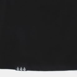 Volcom Short U-Neck Cotton Short Sleeves Logo Cropped For Women Black X S -Volcom Sales Shop org 7964