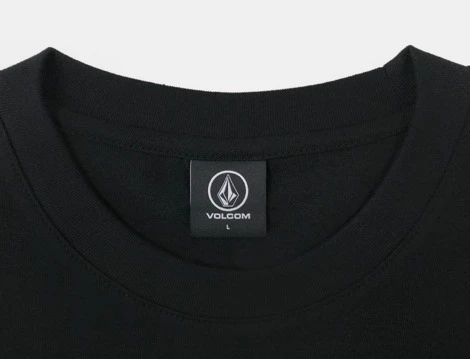 Volcom Unisex Street Style U-Neck Cotton Short Sleeves Logo For Men Black X M 11 Volcom Unisex Street Style U-Neck Cotton Short Sleeves Logo For Men Black X M - Image 9