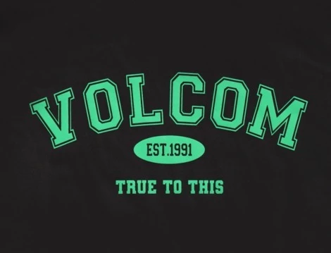 Volcom Unisex Street Style U-Neck Cotton Short Sleeves Logo For Men Black X M 12 Volcom Unisex Street Style U-Neck Cotton Short Sleeves Logo For Men Black X M - Image 10
