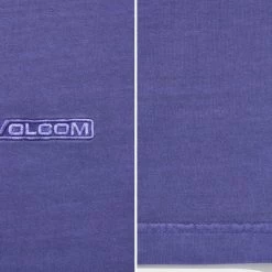 Volcom Unisex Street Style Logo T-Shirts For Men Purple X L -Volcom Sales Shop org 800
