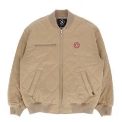 Volcom Unisex Street Style Logo Jackets For Men Beige X M -Volcom Sales Shop org 8001
